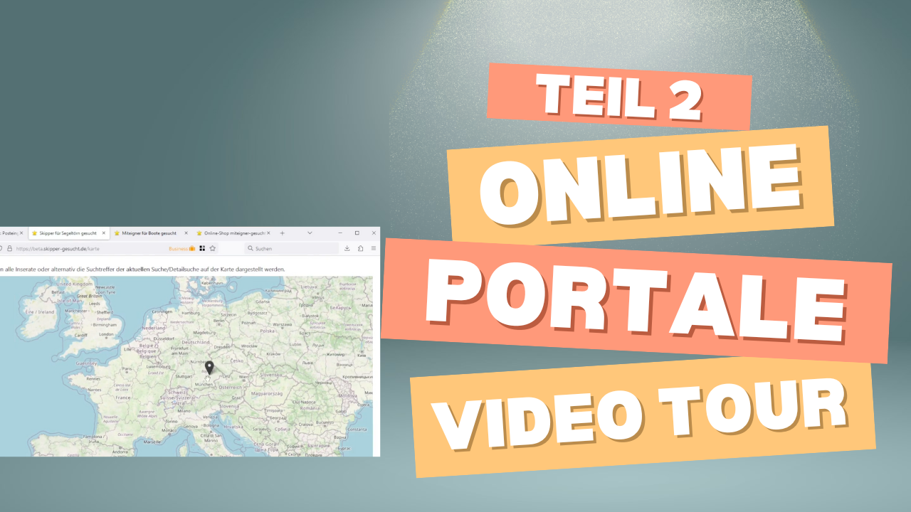 YouTube Video: Video-Tour zum Online-Portal Skipper gesucht - Teil 2